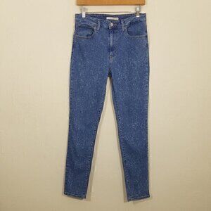 Levi's 721 High Rise Skinny Stretch Jeans Blue Size 30